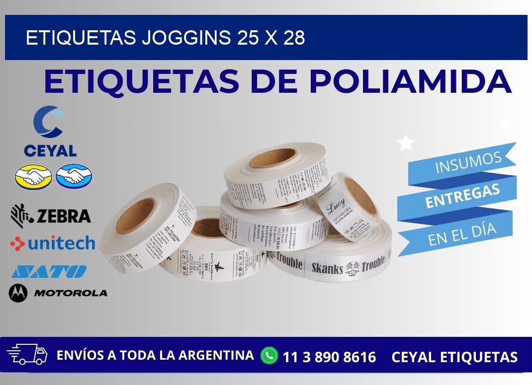 ETIQUETAS JOGGINS 25 x 28