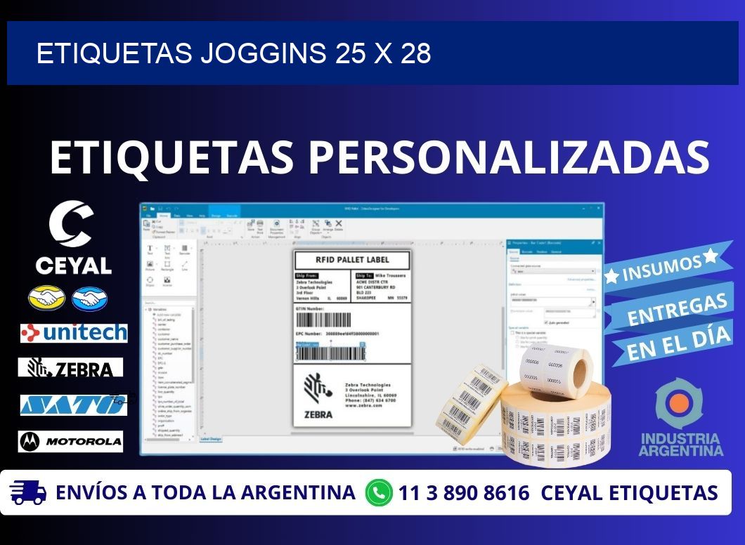 ETIQUETAS JOGGINS 25 x 28