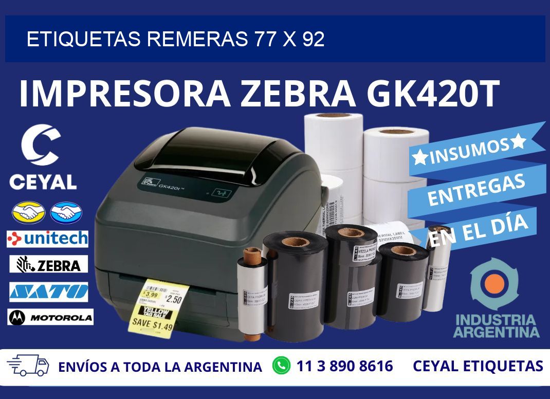 ETIQUETAS REMERAS 77 x 92