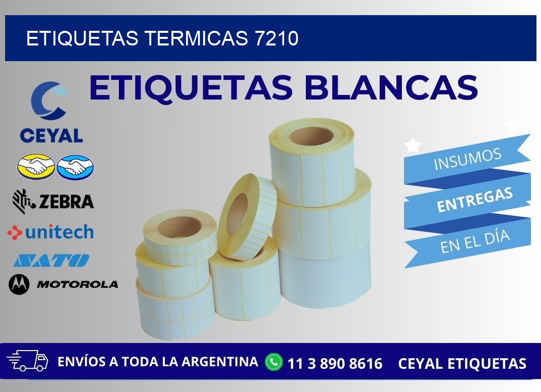 ETIQUETAS TERMICAS 7210