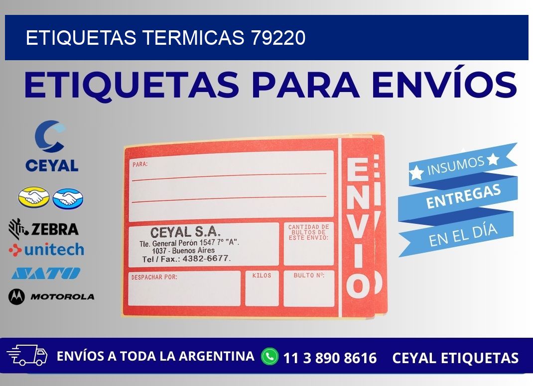 ETIQUETAS TERMICAS 79220