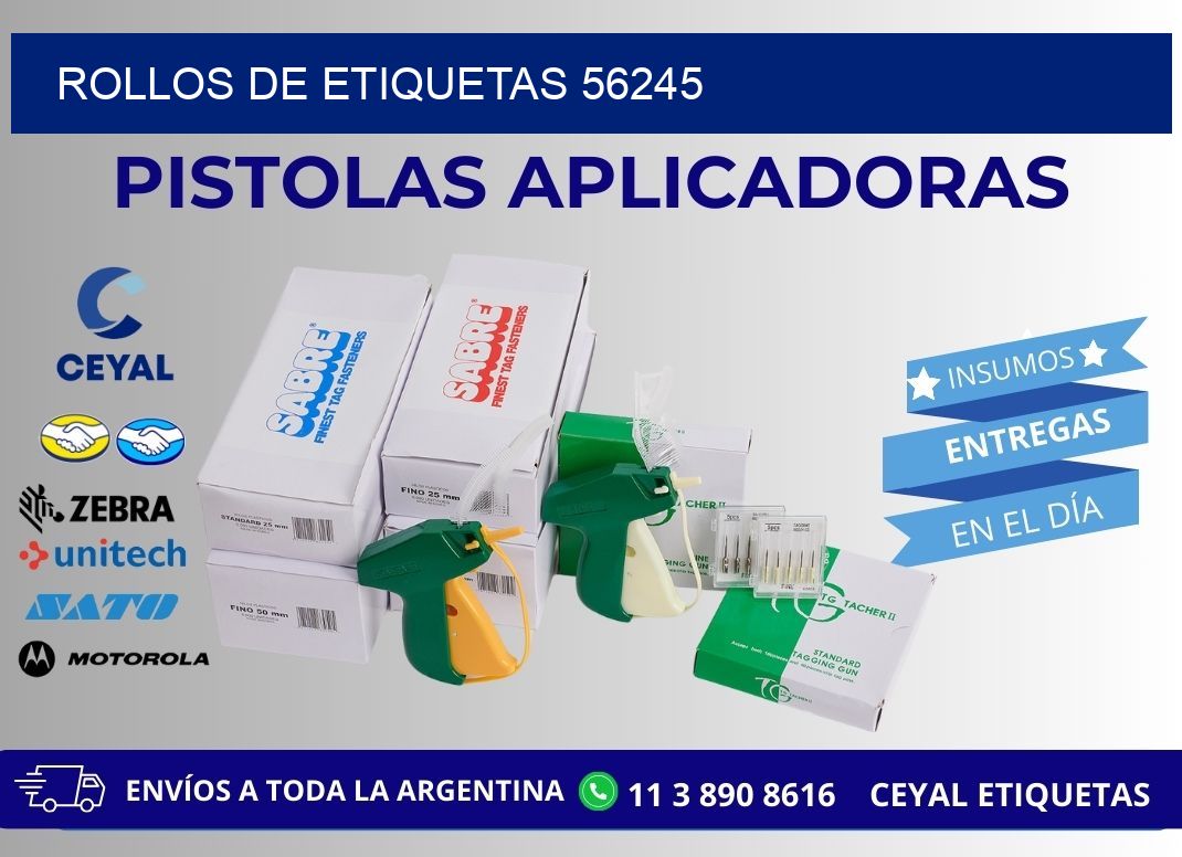 ROLLOS DE ETIQUETAS 56245