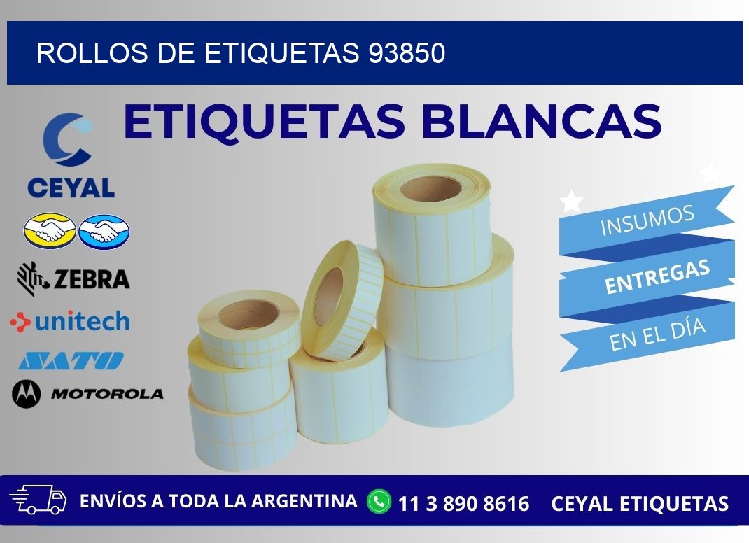 ROLLOS DE ETIQUETAS 93850