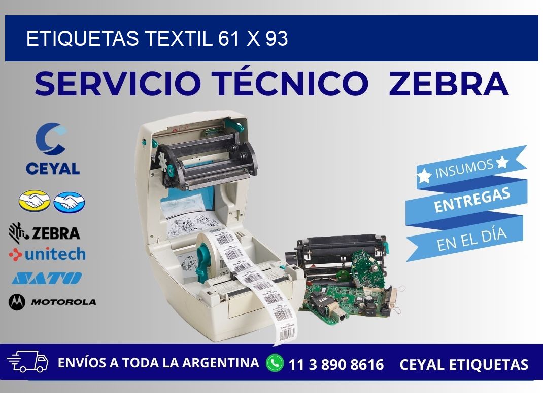 ETIQUETAS TEXTIL 61 x 93