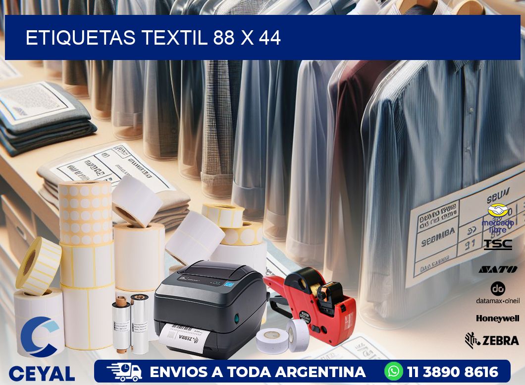 ETIQUETAS TEXTIL 88 x 44