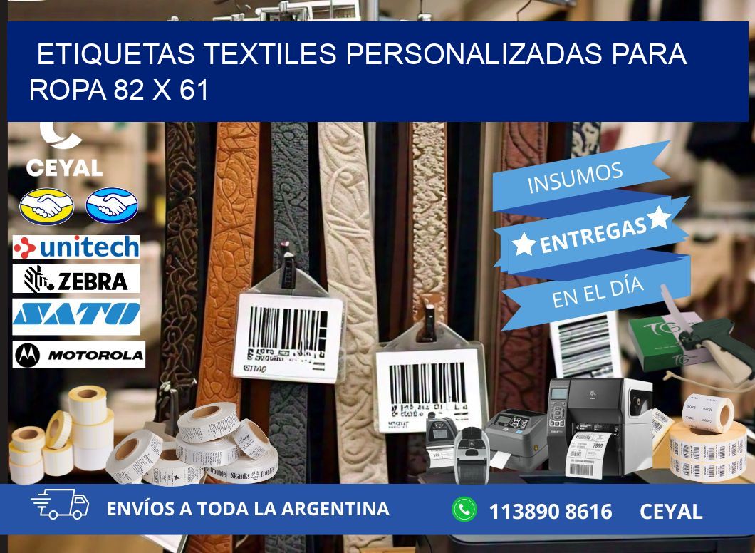 ETIQUETAS TEXTILES PERSONALIZADAS PARA ROPA 82 x 61