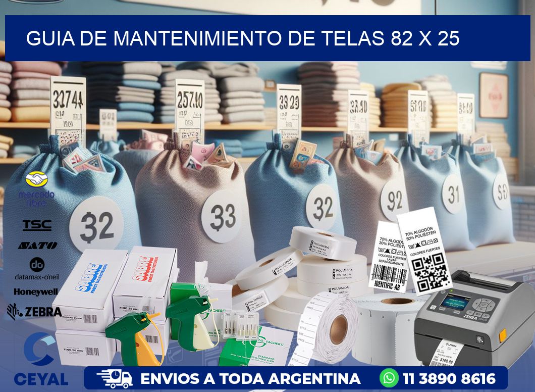 Guia de Mantenimiento de Telas 82 x 25
