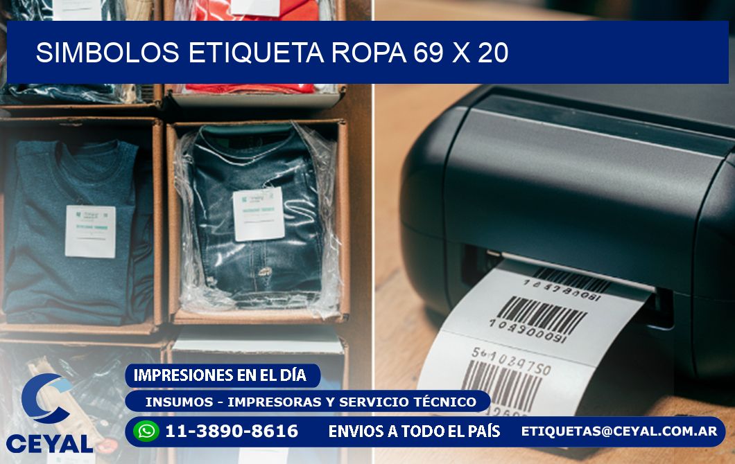 SIMBOLOS ETIQUETA ROPA 69 x 20