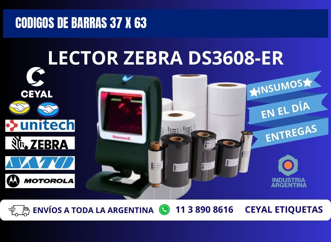 CODIGOS DE BARRAS 37 x 63