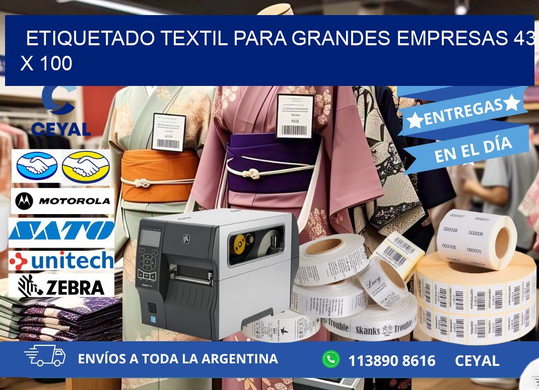 ETIQUETADO TEXTIL PARA GRANDES EMPRESAS 43 x 100