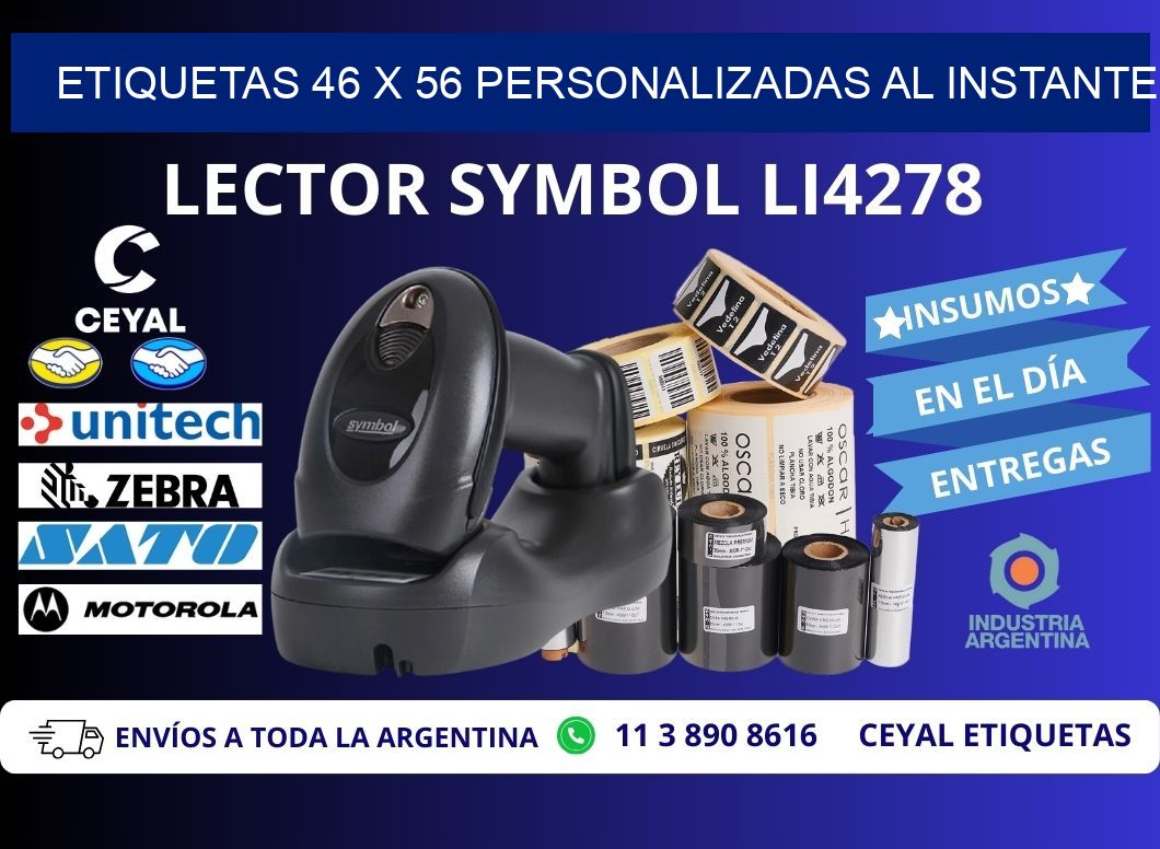 Etiquetas 46 x 56 Personalizadas al Instante