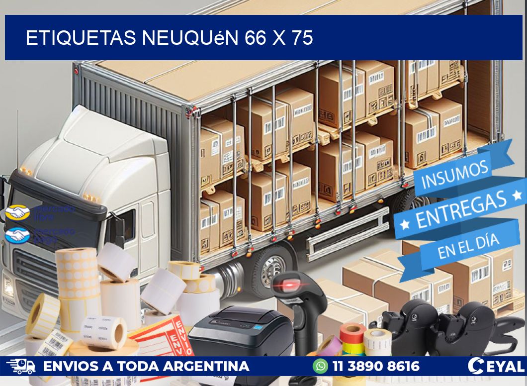 Etiquetas Neuquén 66 x 75