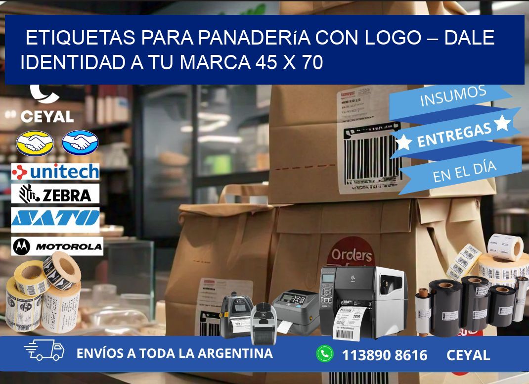 Etiquetas para panadería con logo – Dale identidad a tu marca 45 x 70