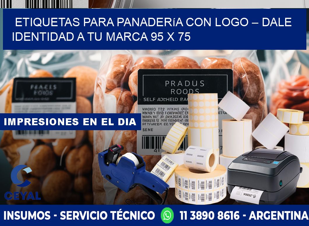 Etiquetas para panadería con logo – Dale identidad a tu marca 95 x 75