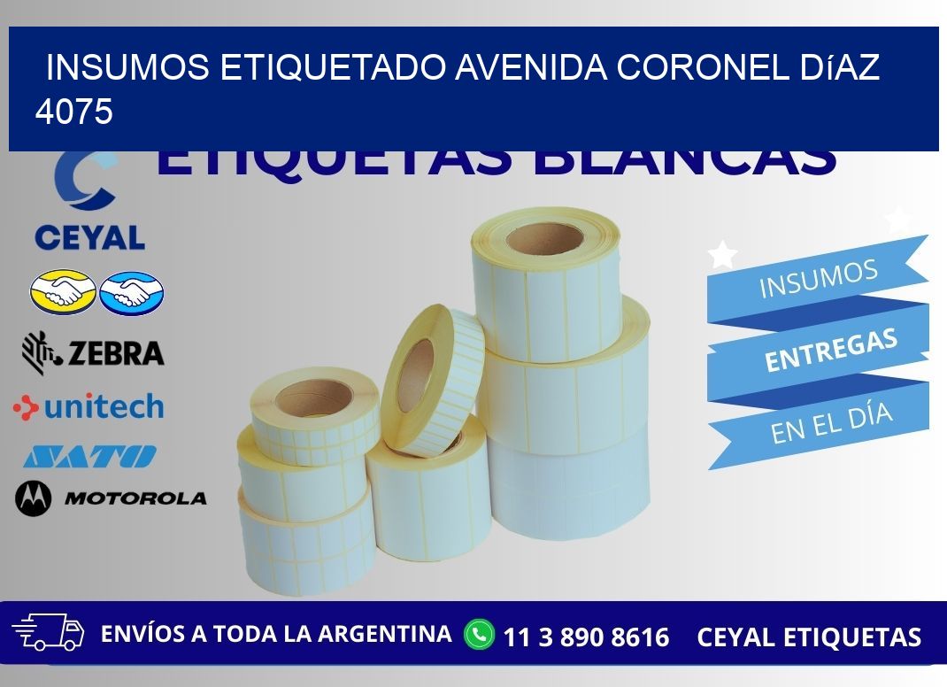 INSUMOS ETIQUETADO Avenida Coronel Díaz 4075