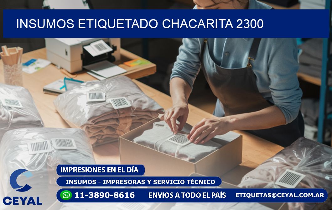 INSUMOS ETIQUETADO Chacarita 2300