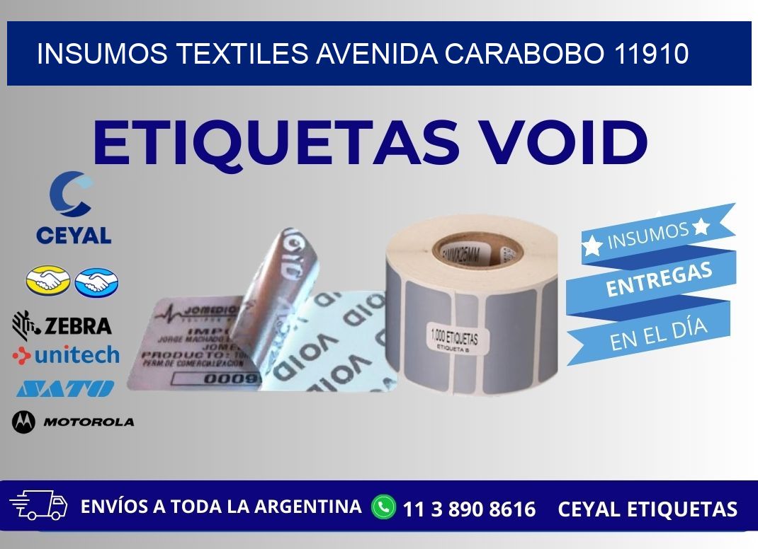 INSUMOS TEXTILES AVENIDA CARABOBO 11910