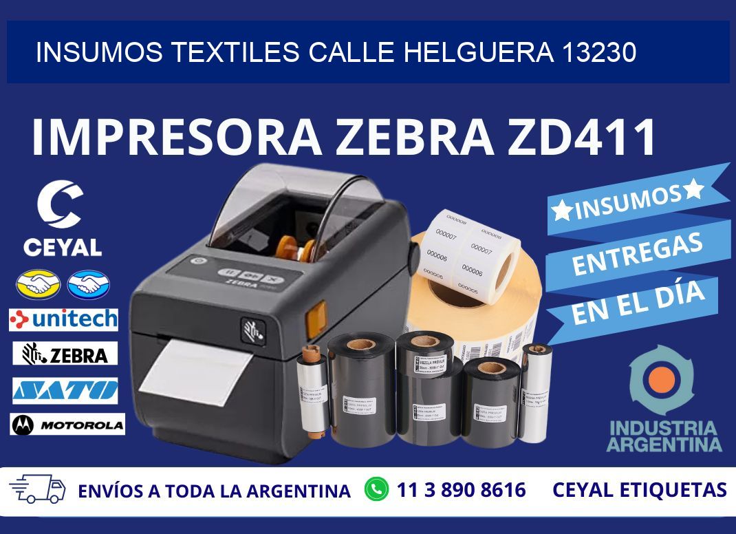 INSUMOS TEXTILES CALLE HELGUERA 13230
