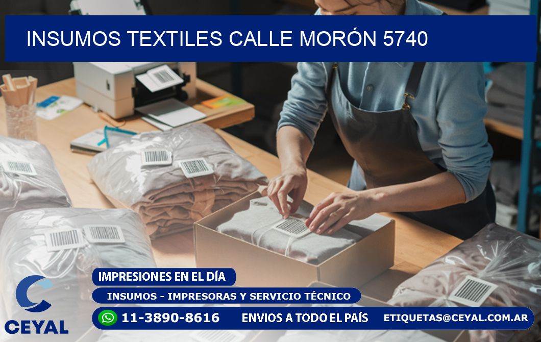 INSUMOS TEXTILES CALLE MORÓN 5740