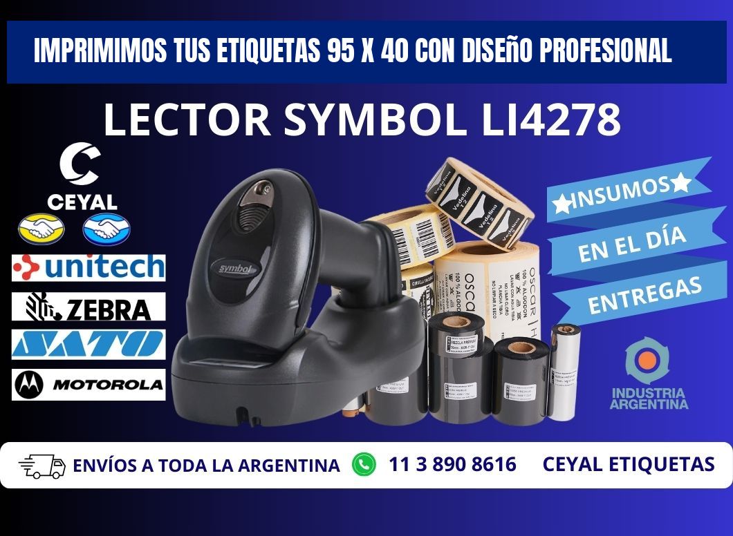 Imprimimos tus Etiquetas 95 x 40 con Diseño Profesional