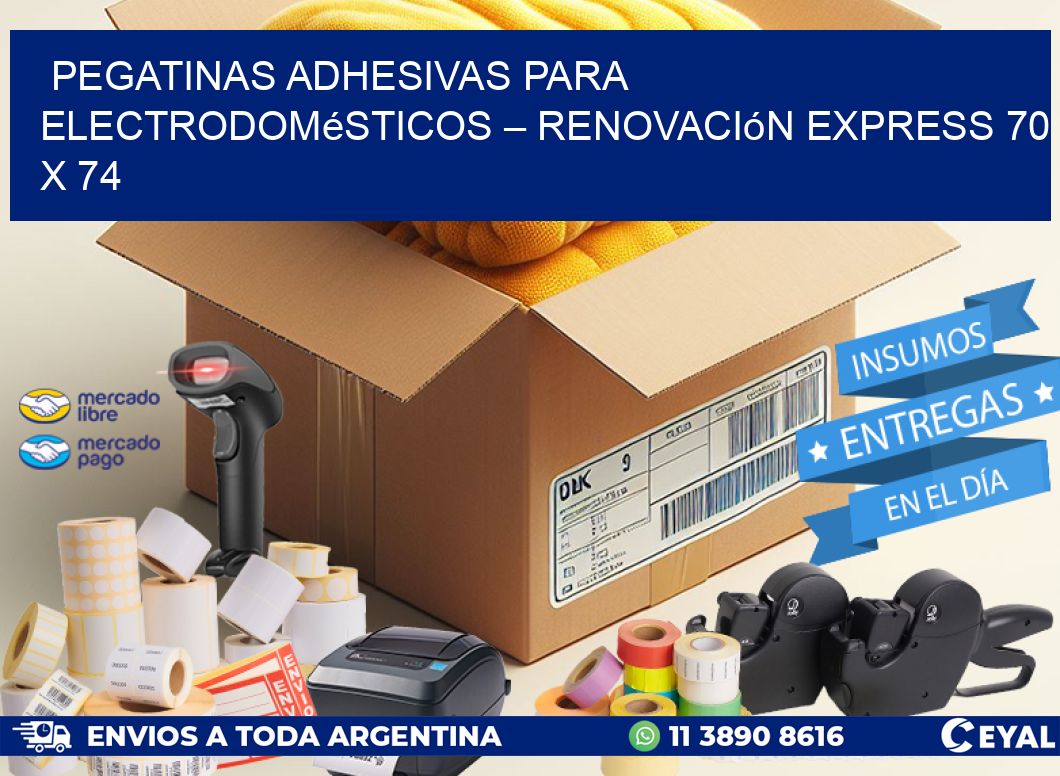Pegatinas Adhesivas para Electrodomésticos – Renovación Express 70 x 74