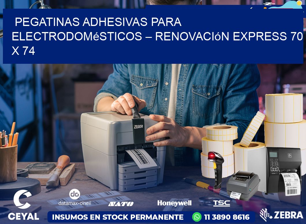 Pegatinas Adhesivas para Electrodomésticos – Renovación Express 70 x 74