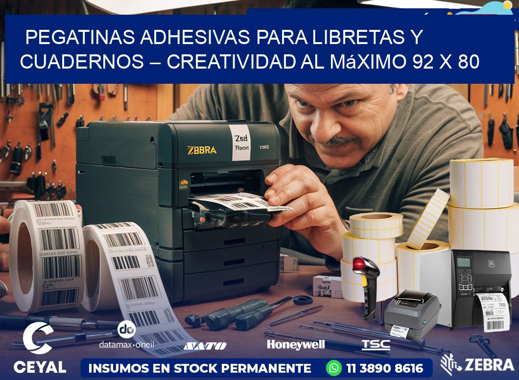 Pegatinas Adhesivas para Libretas y Cuadernos – Creatividad al Máximo 92 x 80