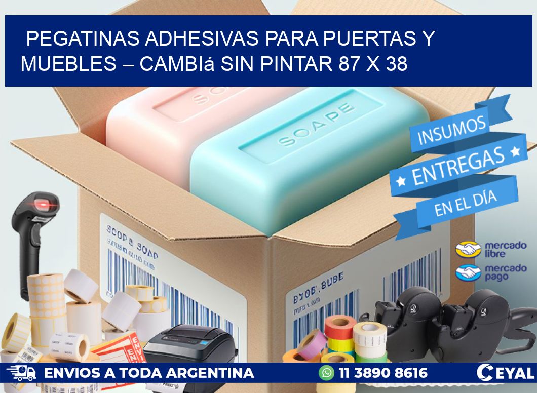 Pegatinas Adhesivas para Puertas y Muebles – Cambiá sin Pintar 87 x 38