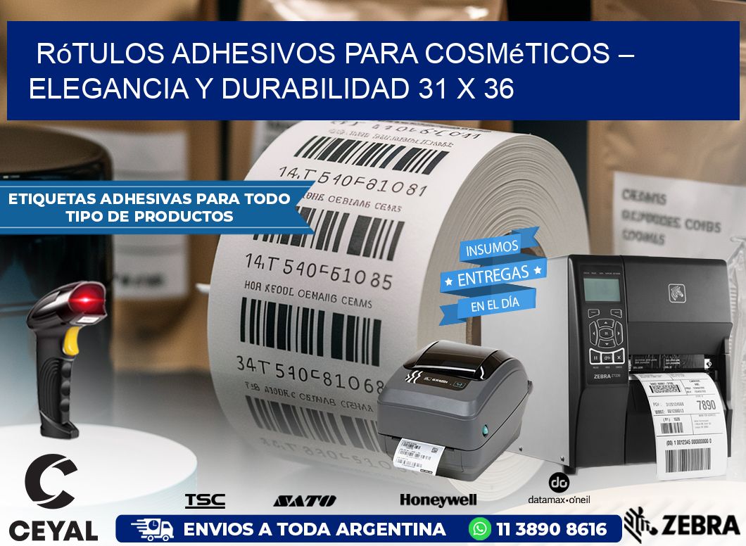 Rótulos Adhesivos para Cosméticos – Elegancia y Durabilidad 31 x 36