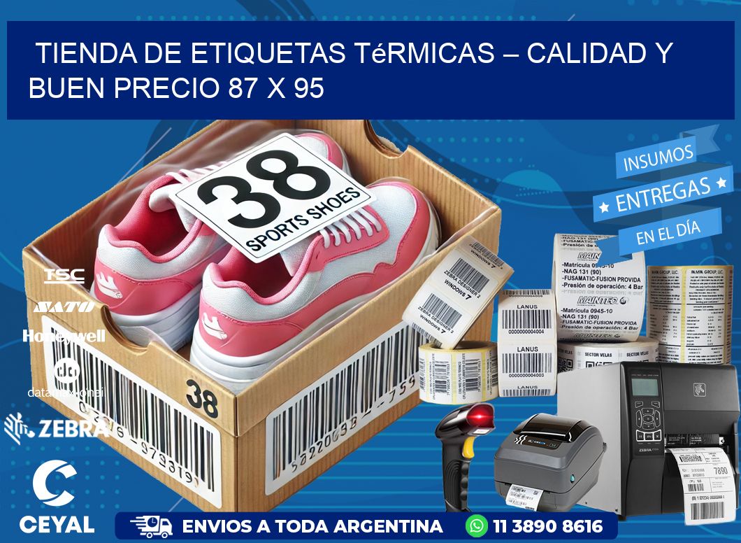 Tienda de Etiquetas Térmicas – Calidad y Buen Precio 87 x 95