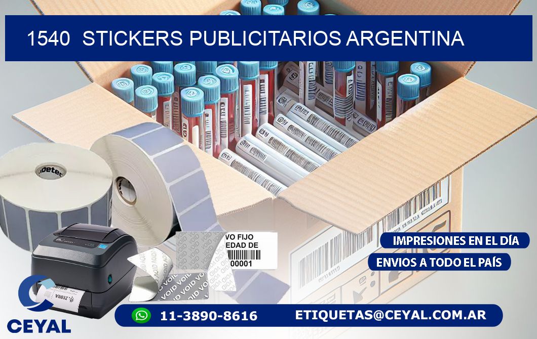 1540  Stickers Publicitarios Argentina