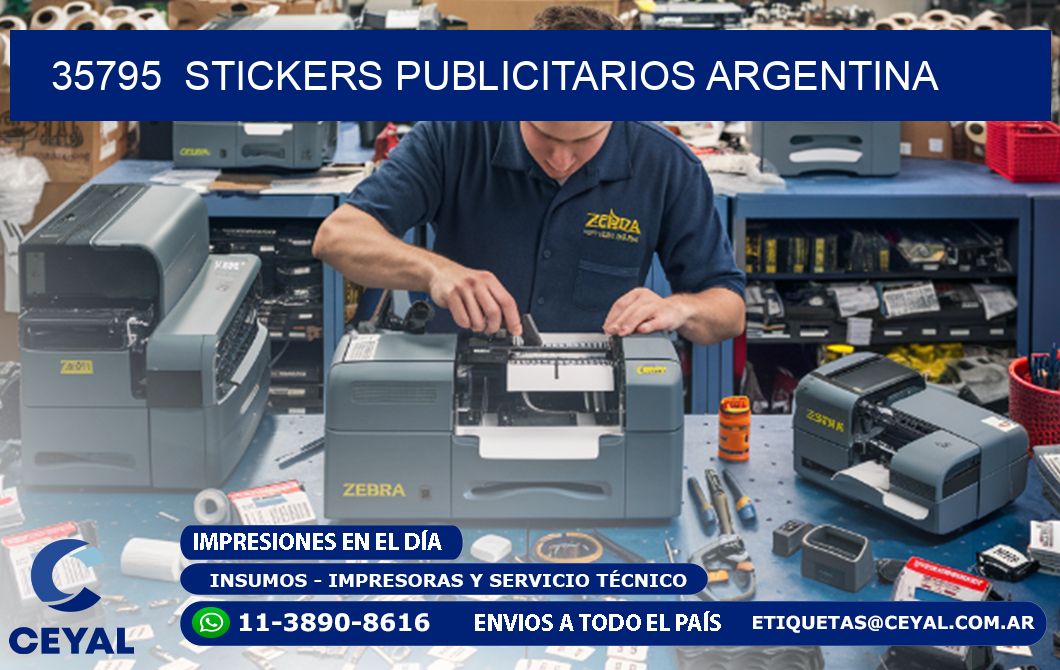 35795  Stickers Publicitarios Argentina