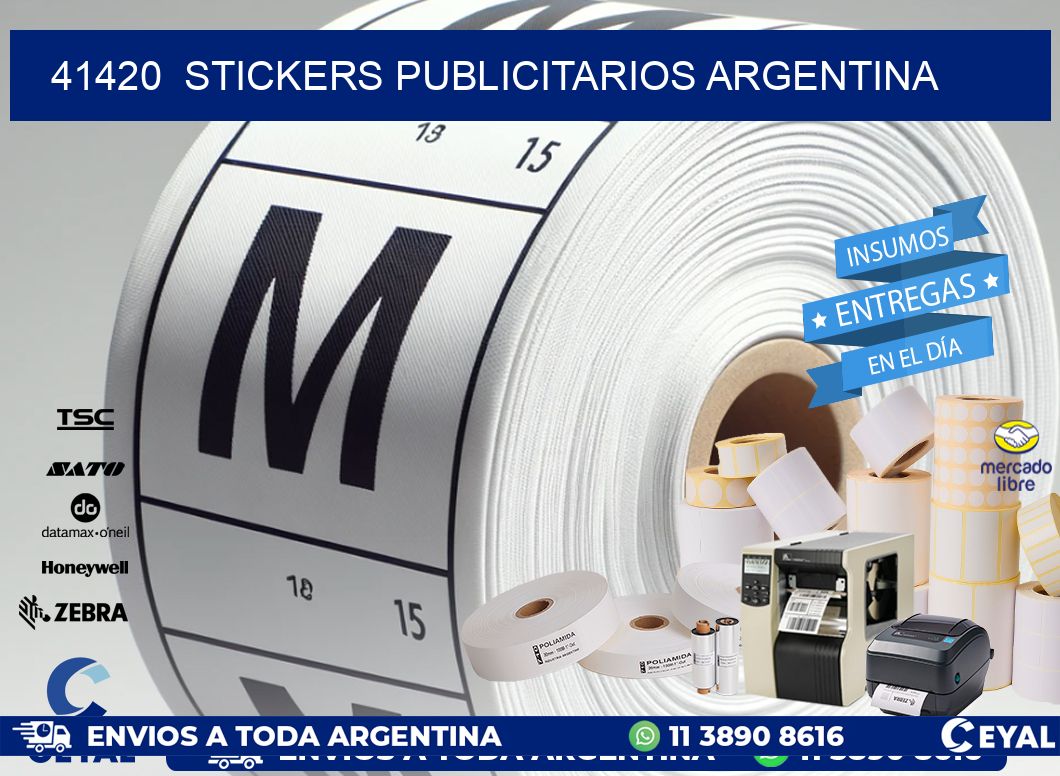 41420  Stickers Publicitarios Argentina