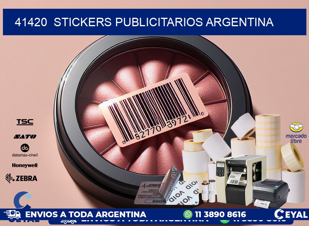 41420  Stickers Publicitarios Argentina