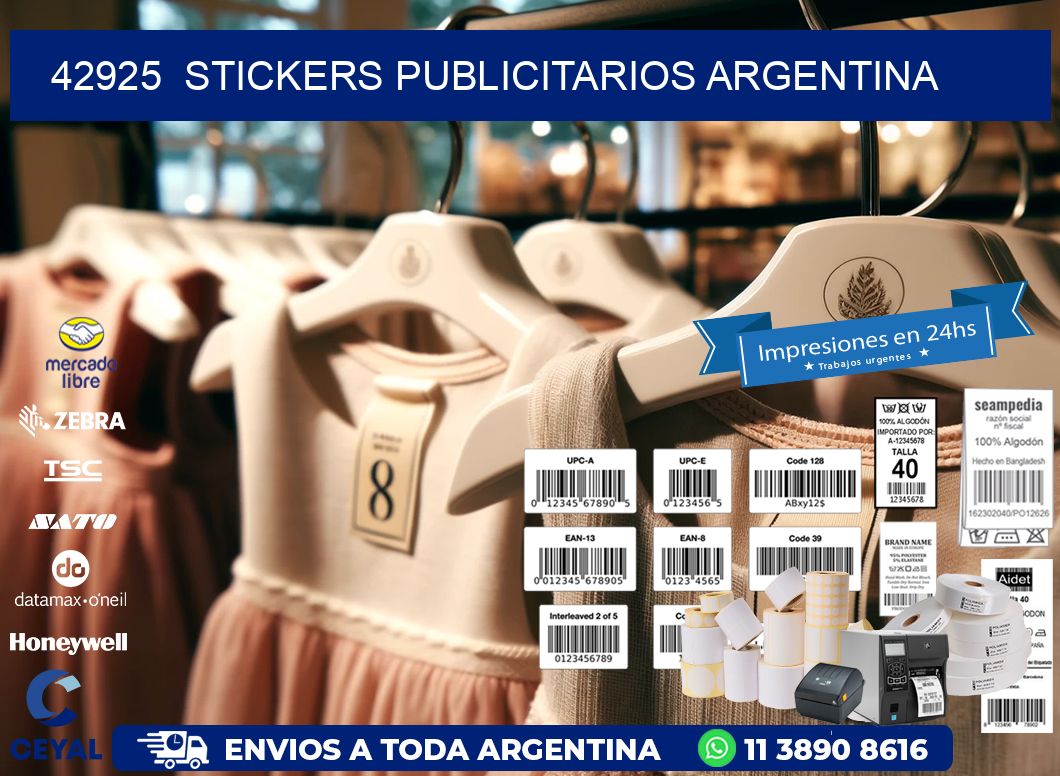 42925  Stickers Publicitarios Argentina