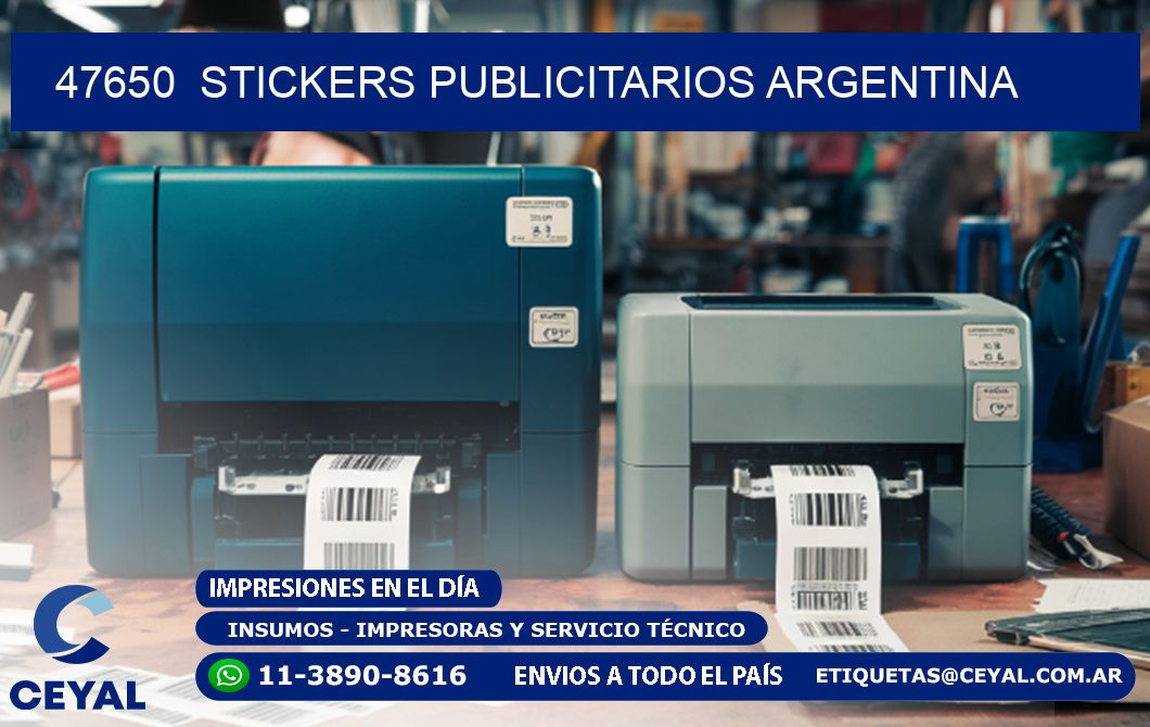 47650  Stickers Publicitarios Argentina