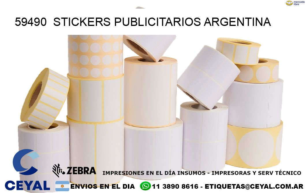 59490  Stickers Publicitarios Argentina