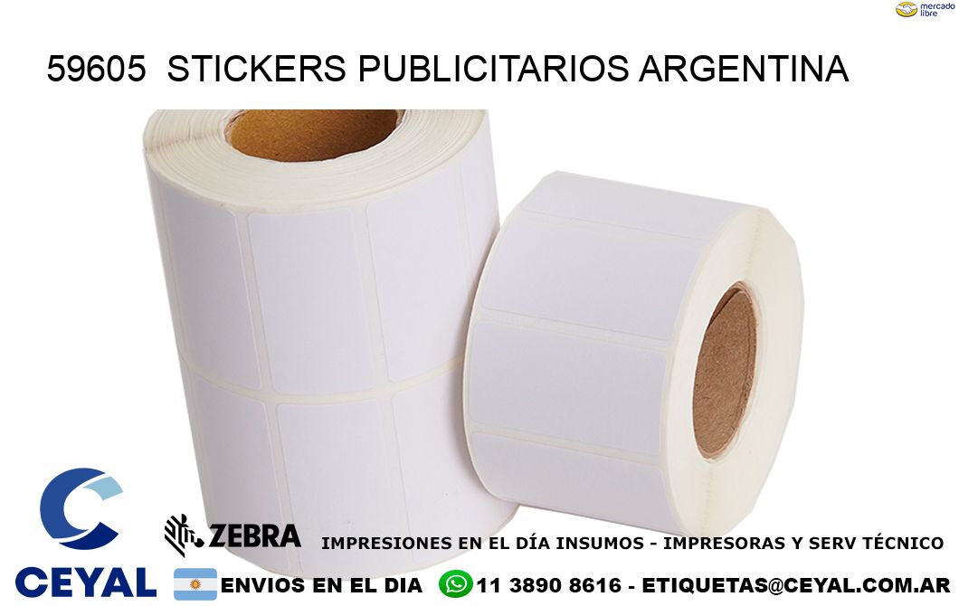 59605  Stickers Publicitarios Argentina