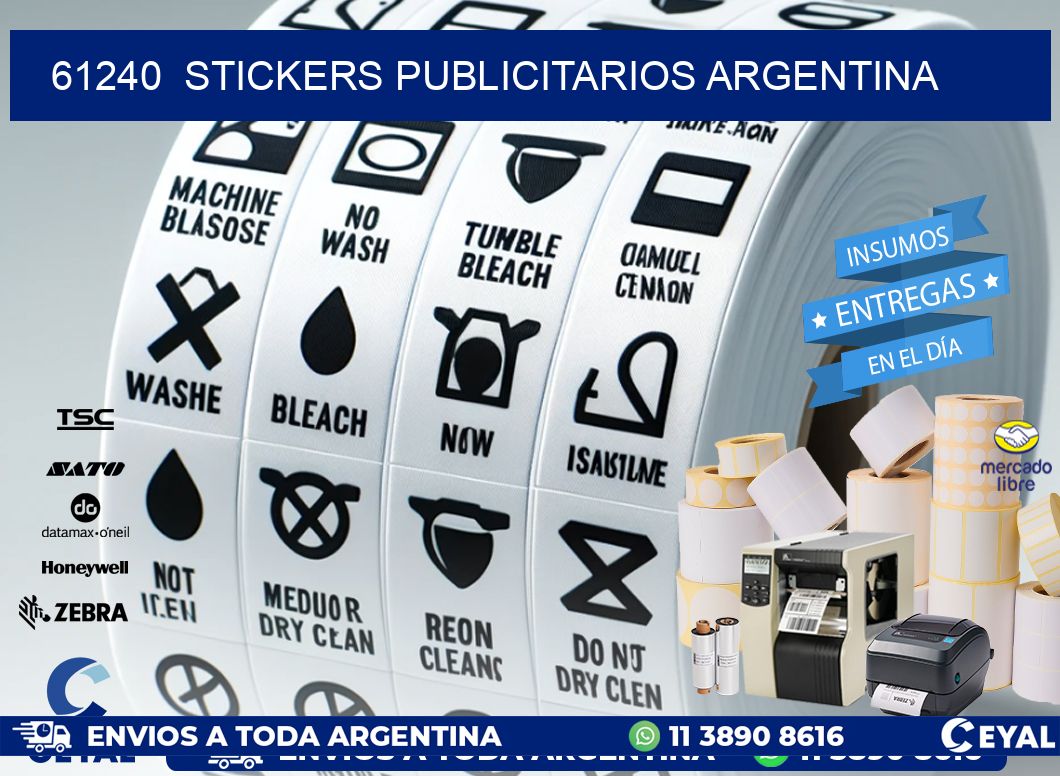 61240  Stickers Publicitarios Argentina