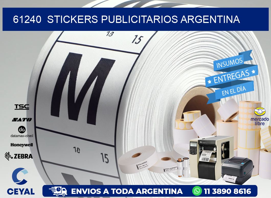 61240  Stickers Publicitarios Argentina