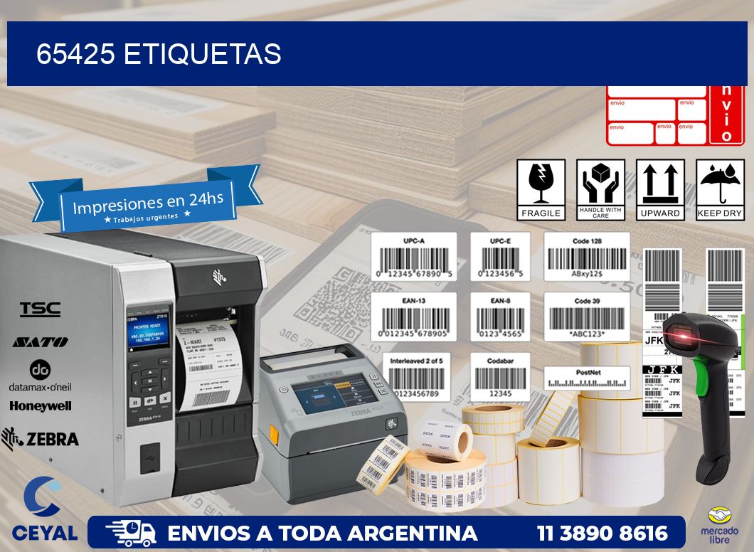 65425 ETIQUETAS