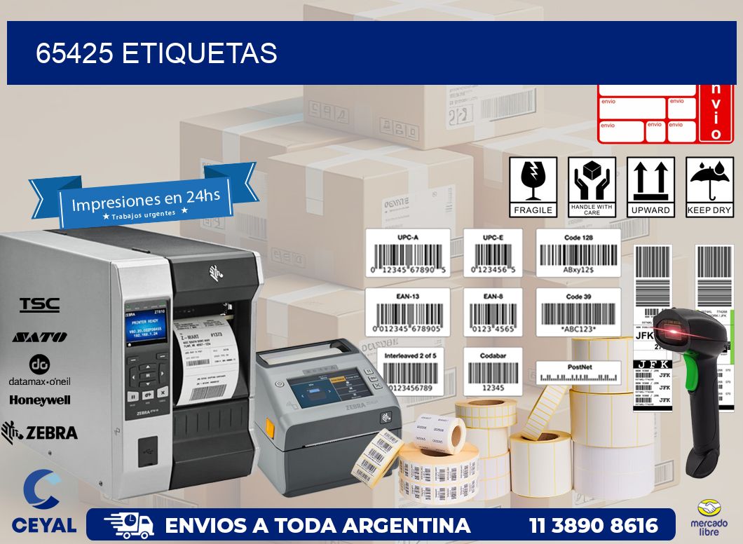 65425 ETIQUETAS