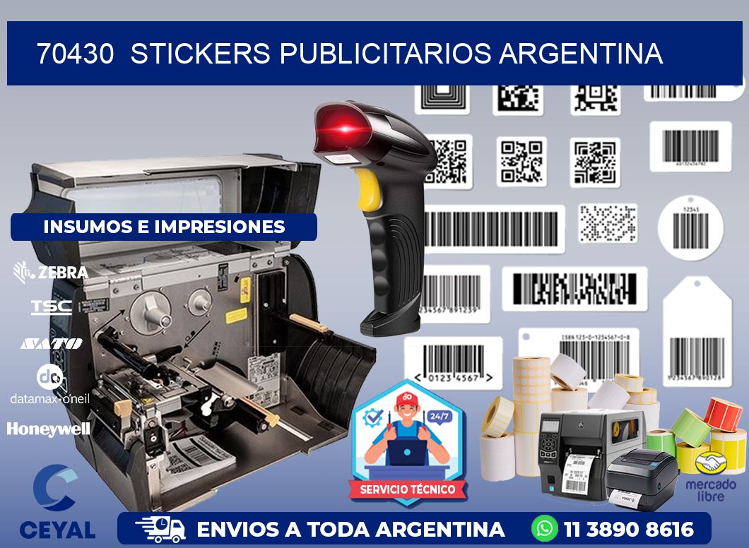 70430  Stickers Publicitarios Argentina