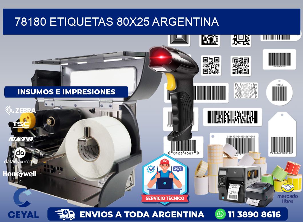 78180 ETIQUETAS 80x25 argentina
