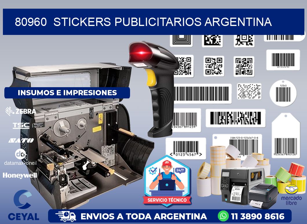 80960  Stickers Publicitarios Argentina