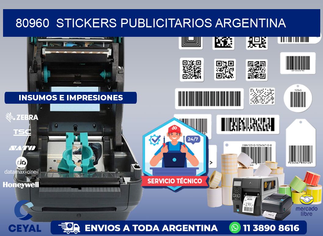 80960  Stickers Publicitarios Argentina