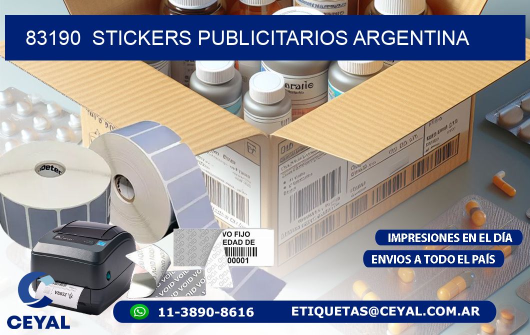 83190  Stickers Publicitarios Argentina