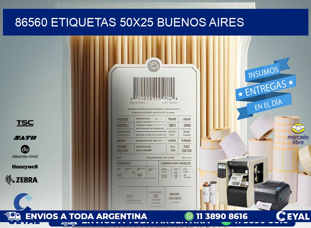 86560 ETIQUETAS 50x25 buenos aires