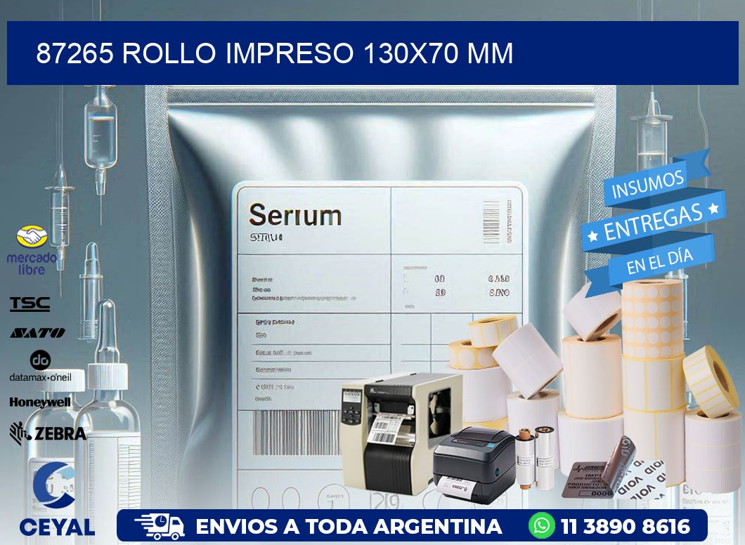 87265 ROLLO IMPRESO 130×70 mm