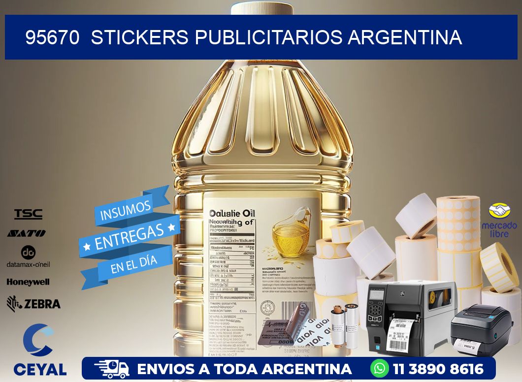 95670  Stickers Publicitarios Argentina